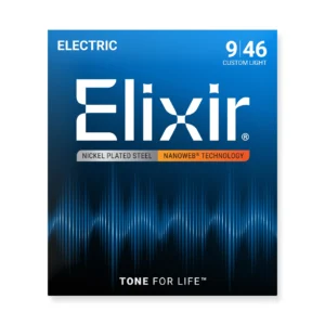 Elixir Custom Light Nanoweb Electric Guitar Strings 9-46 (12027)
