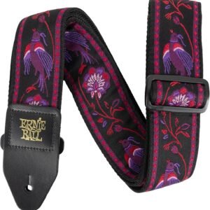 Ernie Ball Polypro Acoustic Strap Jacquard Purple Pleasant Pheasant