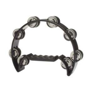 Stagg 1/2 Moon Tambourine Black